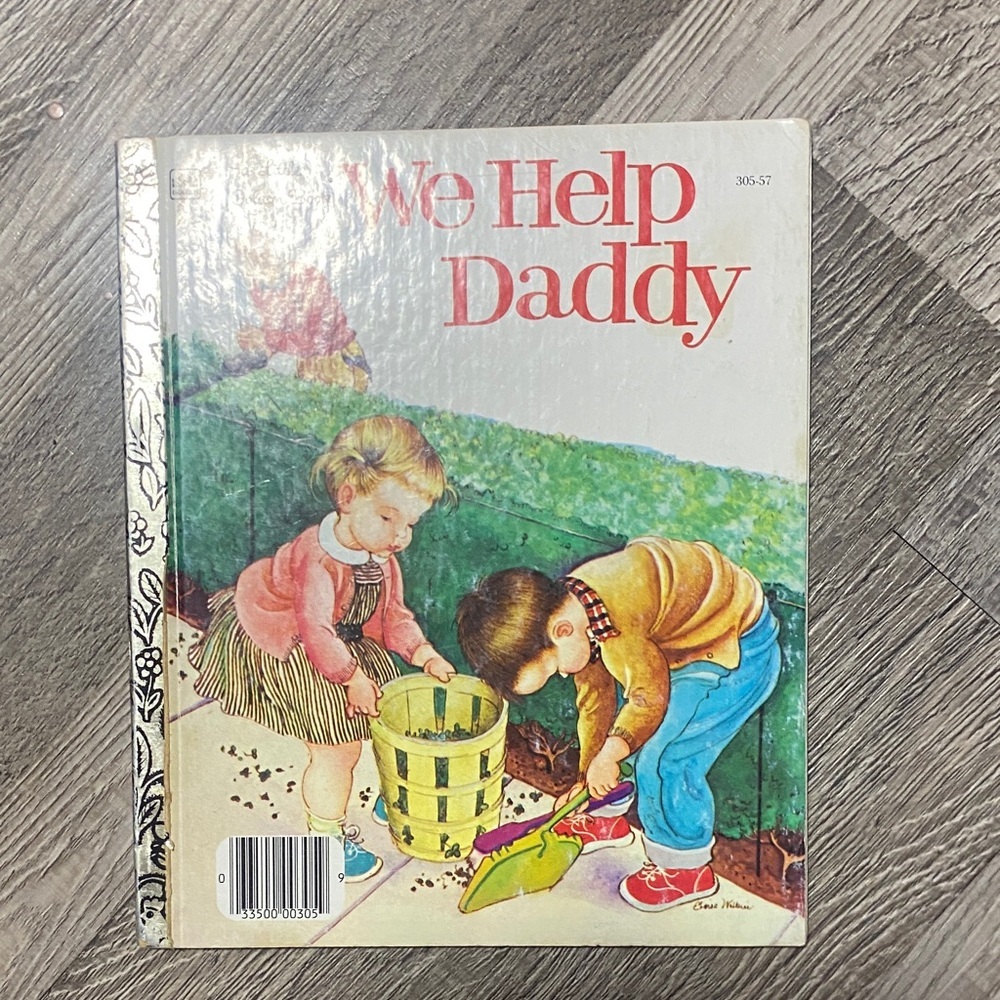 Vintage 1962 We Help Daddy Children's Book​
